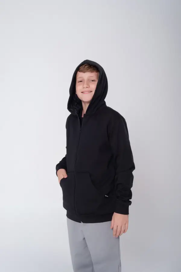 CASACO MOLETOM ADVENTURE JUV