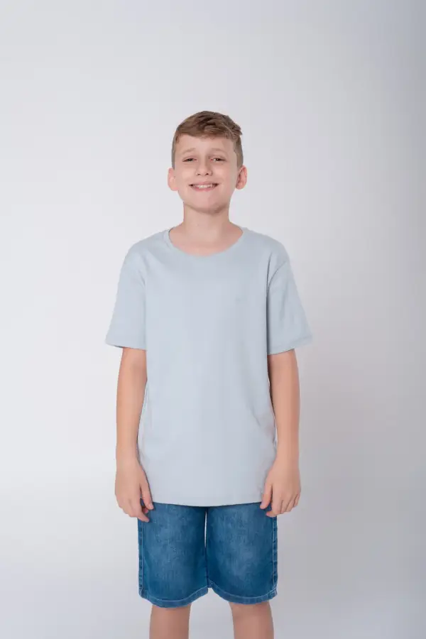 T-SHIRT SUEDINE C/ ABERTURA JUV